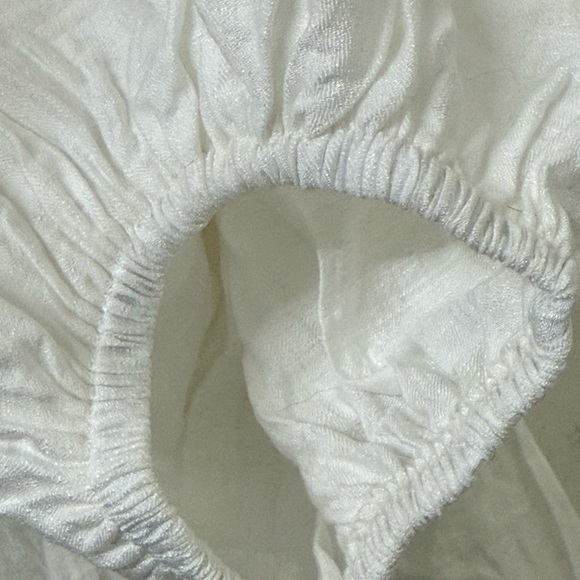 Hello Molly Ivory Dress with Puff Sleeves - Picture 4 of 11